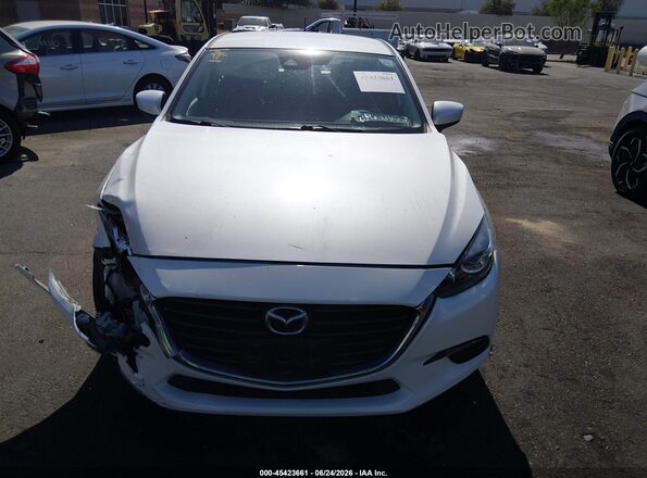 3MZBN1L77HM103804 2017 MAZDA 3 White Vista del cuadro de instrumentos