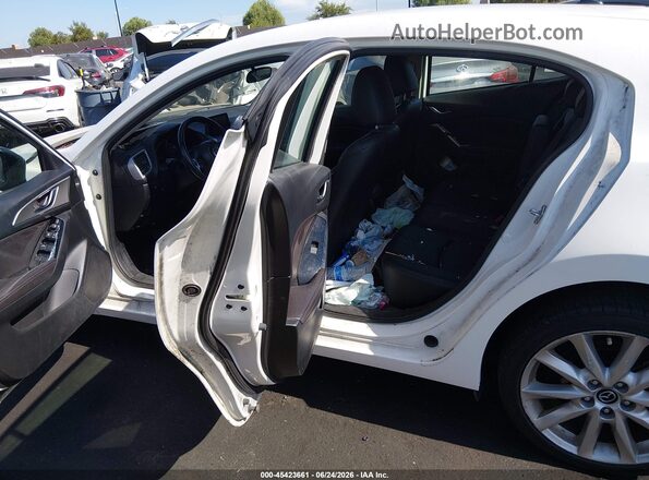 3MZBN1L77HM103804 2017 MAZDA 3 White Vista de la etiqueta del VIN