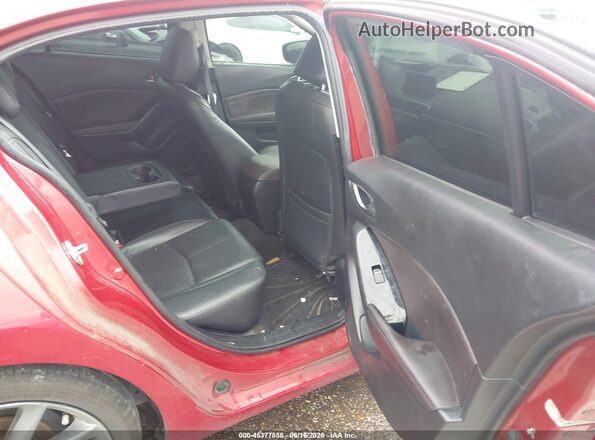 3MZBN1M30JM208282 2018 MAZDA 3 Red Widok naklejki z numerem VIN