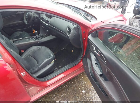 3MZBN1M30JM208282 2018 MAZDA 3 Red Widok wnętrza z przodu
