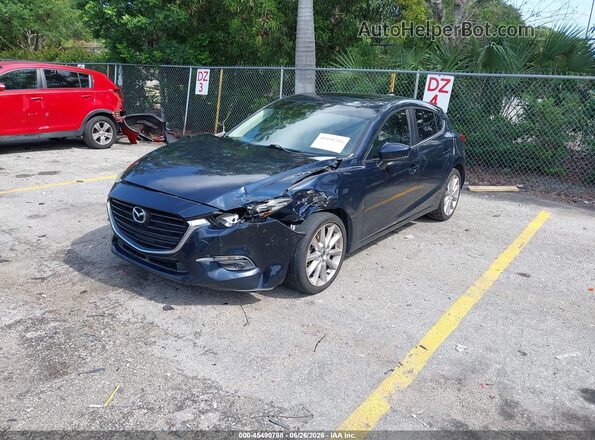 3MZBN1M31HM133568 2017 MAZDA 3 Navy Vista tres cuartos delantera izquierda