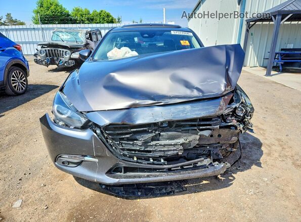 3MZBN1M31JM171646 2018 MAZDA 3 Gray Front view