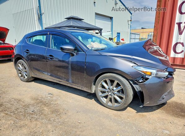 3MZBN1M31JM171646 2018 MAZDA 3 Gray Front right