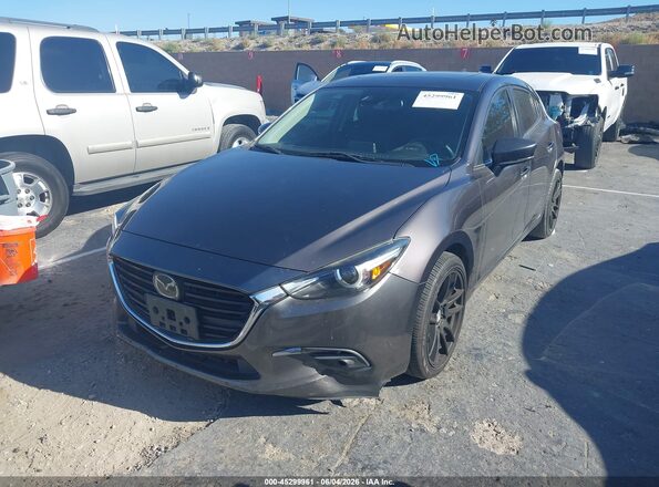 3MZBN1M32JM245771 2018 MAZDA 3 Gray Przód lewy