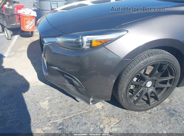 3MZBN1M32JM245771 2018 MAZDA 3 Gray Widok z przodu