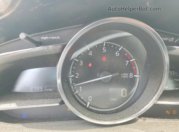 3MZBN1M33JM190456 2018 MAZDA 3 Black Սարքավորումների վահանակի տեսք