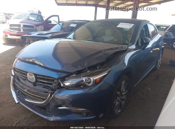 3MZBN1M38JM173412 2018 MAZDA 3 Blue Vista tres cuartos delantera izquierda