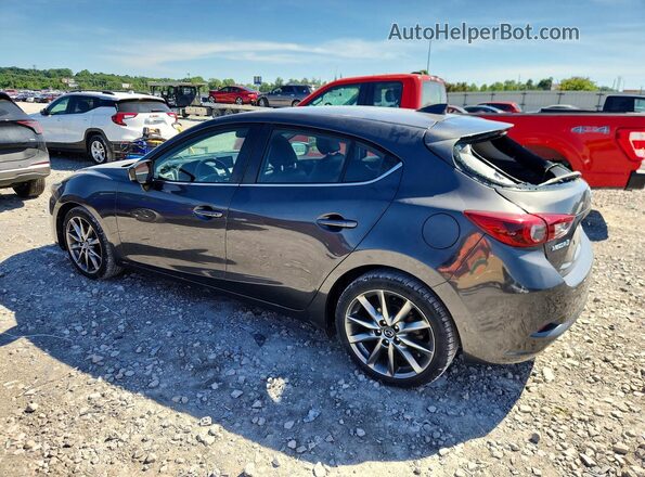 3MZBN1M38JM177475 2018 MAZDA MAZDA Gray Trasero izquierdo
