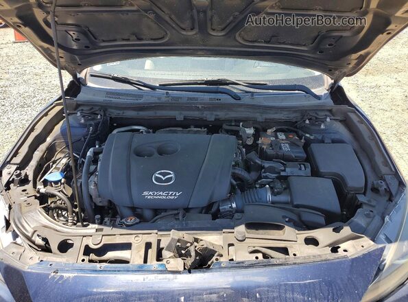 3MZBN1M38JM273221 2018 MAZDA 3 Blue Vista interior trasera