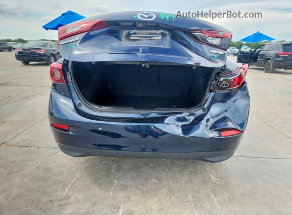 3MZBN1U70HM134875 2017 MAZDA 3 Blue უკანა ხედი
