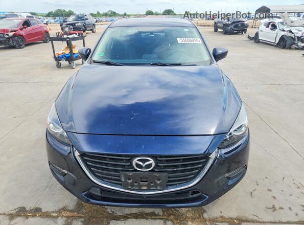 3MZBN1U70HM134875 2017 MAZDA 3 Blue წინა ხედი