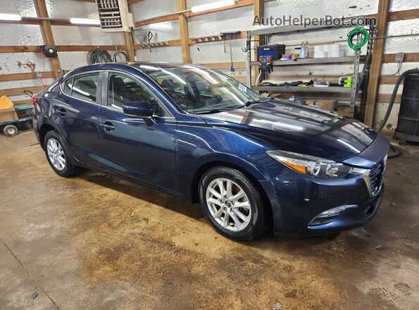 3MZBN1U70HM150087 2017 MAZDA 3 Синий Передняя правая четверть