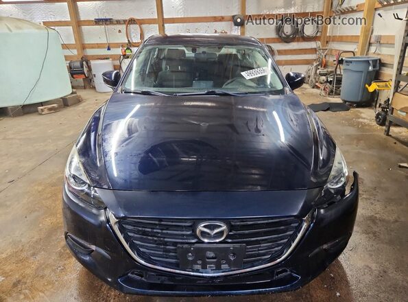 3MZBN1U70HM150087 2017 MAZDA 3 Синий Вид спереди