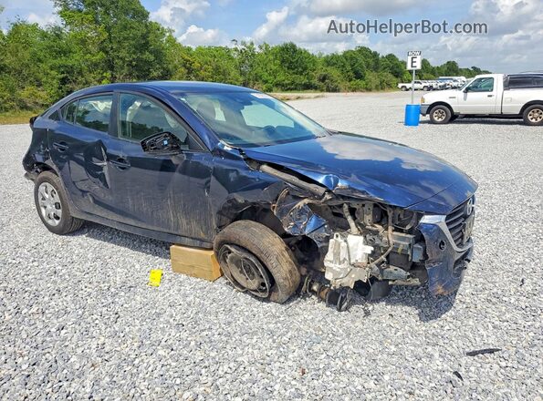 3MZBN1U70JM180177 2018 MAZDA 3 Blue Передня права чверть