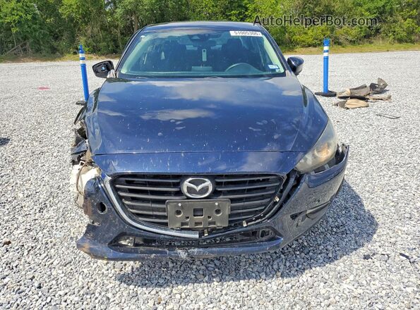 3MZBN1U70JM180177 2018 MAZDA 3 Blue Вид спереду
