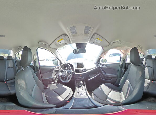 3MZBN1U70JM180177 2018 MAZDA 3 Blue Панорамний вид салону 360°
