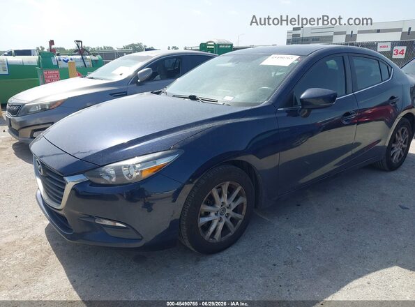 3MZBN1U72HM131024 2017 MAZDA 3 Blue Դիմացի տեսք