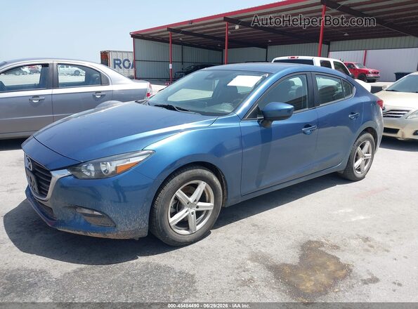 3MZBN1U72JM233820 2018 MAZDA 3 Blue Przód lewy