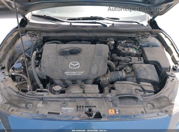3MZBN1U72JM233820 2018 MAZDA 3 Blue Widok z tyłu