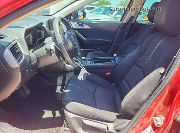3MZBN1U73HM120890 2017 MAZDA 3 Красный Вид салона спереди