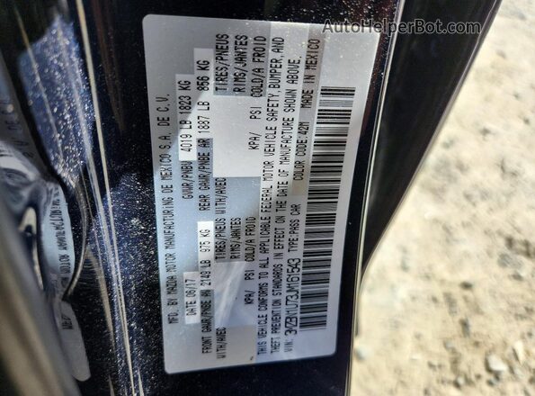 3MZBN1U73JM161543 2018 MAZDA 3 Blue Widok komory silnika