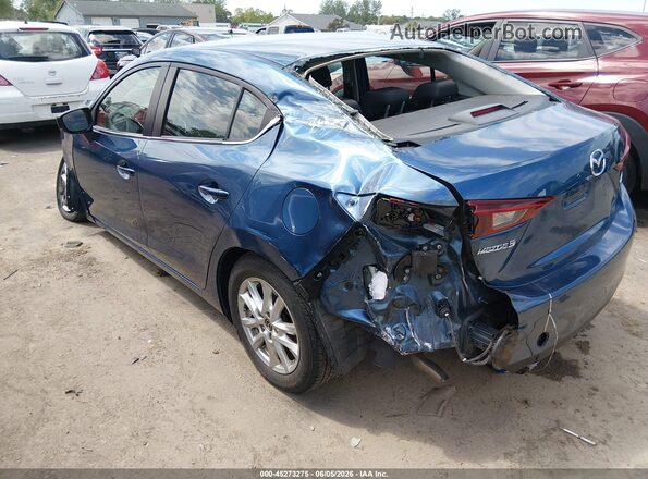 3MZBN1U73JM192727 2018 MAZDA 3 Blue Rear left