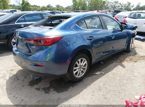 3MZBN1U73JM192727 2018 MAZDA 3 Blue Rear right