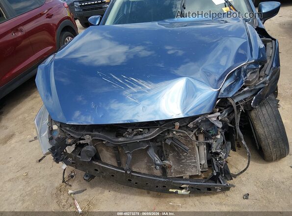 3MZBN1U73JM192727 2018 MAZDA 3 Blue Instrument cluster view