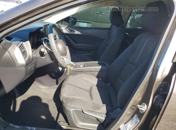3MZBN1U74HM152117 2017 MAZDA 3 Brown Вид салону спереду