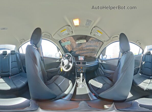 3MZBN1U74HM152117 2017 MAZDA 3 Brown Панорамний вид салону 360°