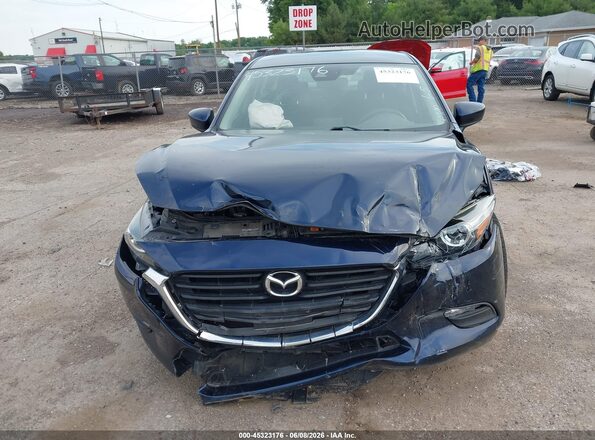 3MZBN1U74JM223709 2018 MAZDA 3 Синий Вид щитка приборов