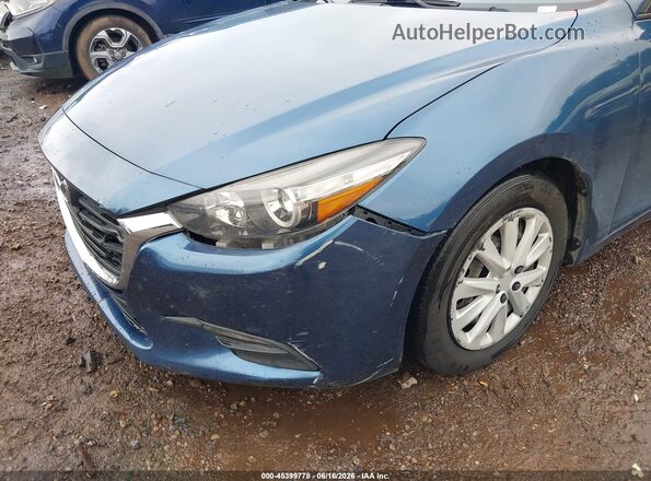 3MZBN1U75HM107798 2017 MAZDA 3 Синий Вид спереди