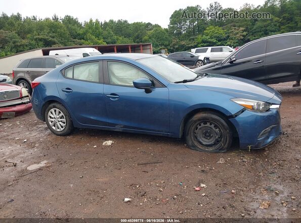 3MZBN1U75HM107798 2017 MAZDA 3 Синий Вид задней части салона