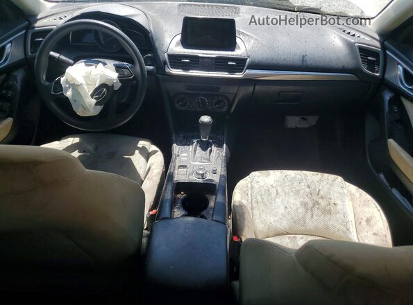 3MZBN1U76HM131642 2017 MAZDA 3 White Widok deski rozdzielczej