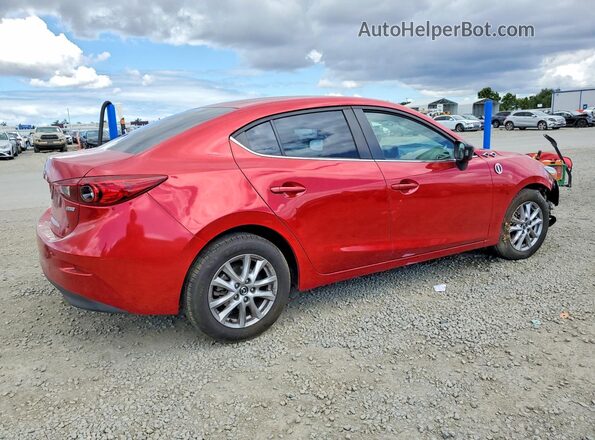 3MZBN1U76JM161150 2018 MAZDA 3 Red Задня права чверть