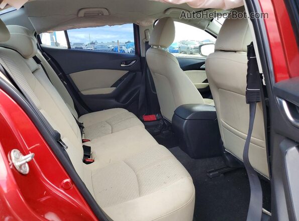 3MZBN1U76JM161150 2018 MAZDA 3 Red Вид задніх сидінь