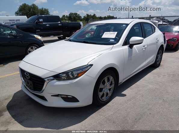 3MZBN1U77HM105776 2017 MAZDA 3 White Առջևի ձախ երեք քառորդ տեսարան