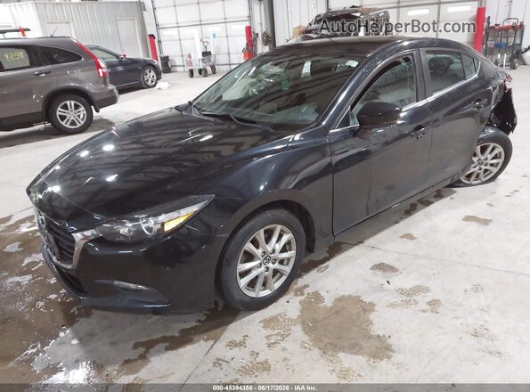 3MZBN1U78HM116589 2017 MAZDA 3 Черный Передняя левая четверть