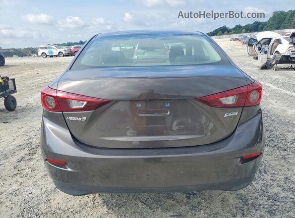 3MZBN1U79HM148676 2017 MAZDA 3 Gray Rear view