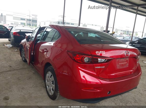 3MZBN1U79JM201530 2018 MAZDA 3 Red უკანა მარცხენა