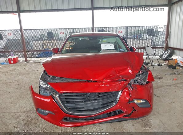 3MZBN1U79JM201530 2018 MAZDA 3 Red წინა პანელის ხედი