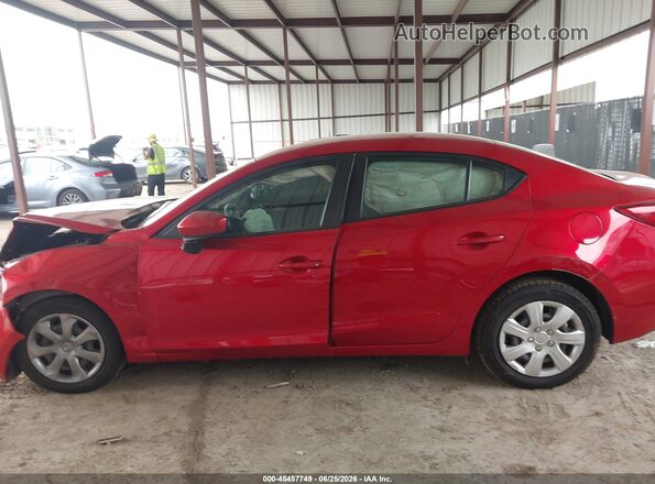 3MZBN1U79JM201530 2018 MAZDA 3 Red უკანა სალონის ხედი