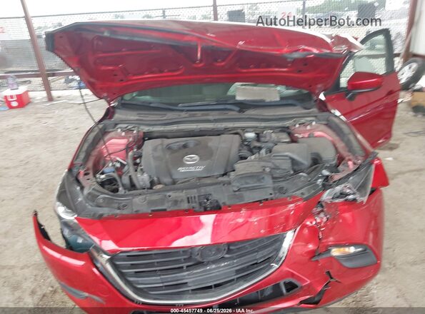 3MZBN1U79JM201530 2018 MAZDA 3 Red ძრავის განყოფილების ხედი