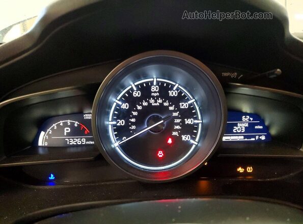 3MZBN1U79JM233801 2018 MAZDA 3 Silver Instrument cluster view