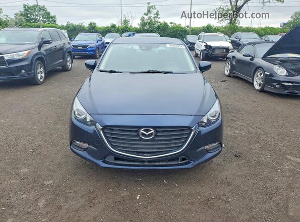 3MZBN1U79JM267401 2018 MAZDA 3 Blue Вид спереду