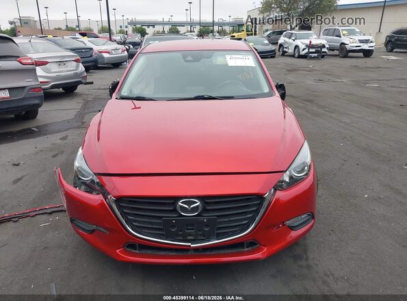 3MZBN1U7XJM160695 2018 MAZDA 3 Red Vista interior trasera