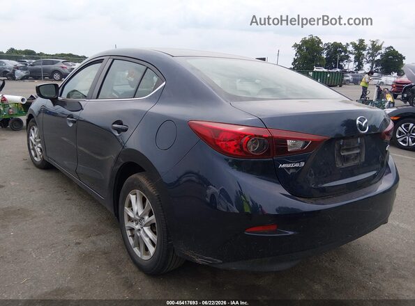 3MZBN1U7XJM261817 2018 MAZDA 3 Navy Trasero izquierdo