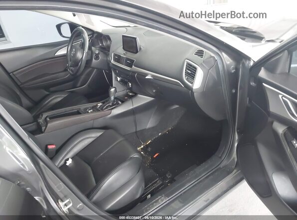 3MZBN1V33JM175924 2018 MAZDA 3 Gray წინა სალონის ხედი