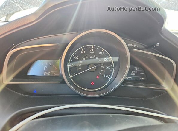 3MZBN1V33JM215399 2018 MAZDA 3 Black Widok zestawu wskaźników