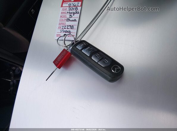 3MZBN1V34JM222748 2018 MAZDA 3 Blue 